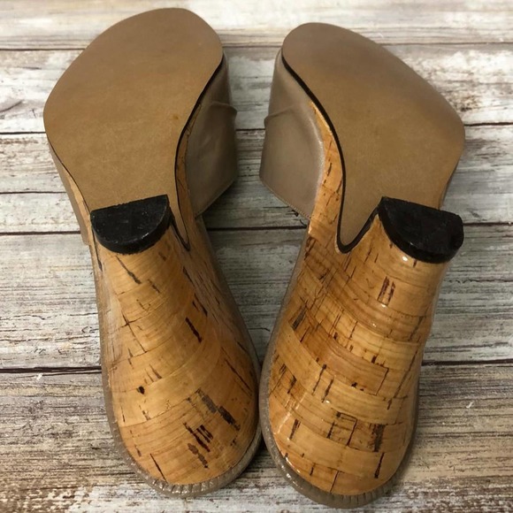 Jack Rogers Lightweight Tan Leather Wedges 6.5